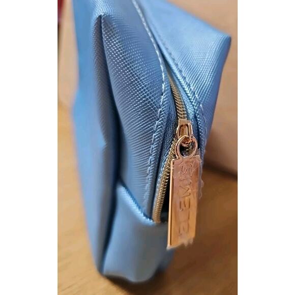 Elemis Makeup Travel Case Bag Zip Pouch Baby Blue - Picture 3 of 3